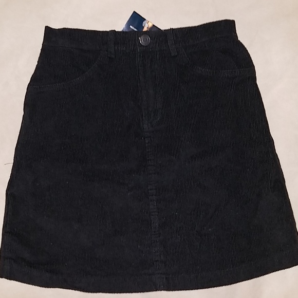 Brandy Melville Black Corduroy Juliette Skirt - Picture 3 of 3